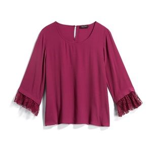 Stitch Fix Eden Society Yazzi Lace Sleeve Blouse